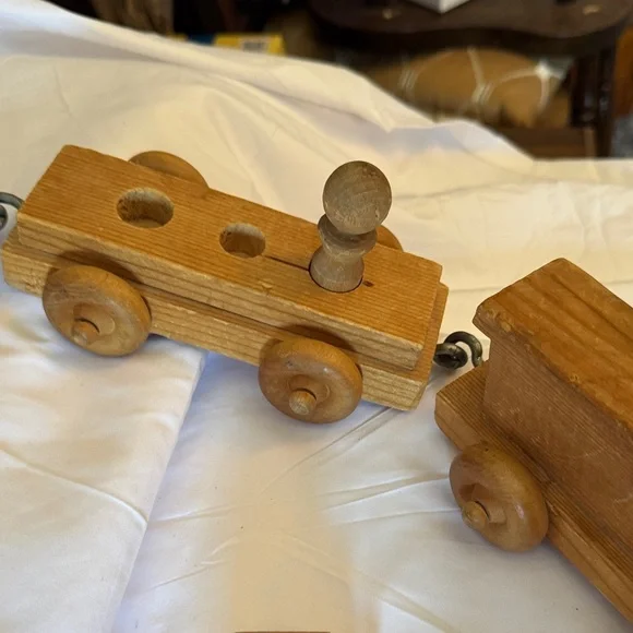 Wooden Train Set for Kids - Picture 5 of 13